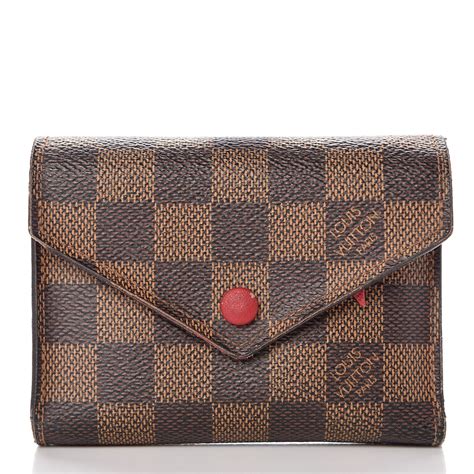 lv victorine wallet damier ebene